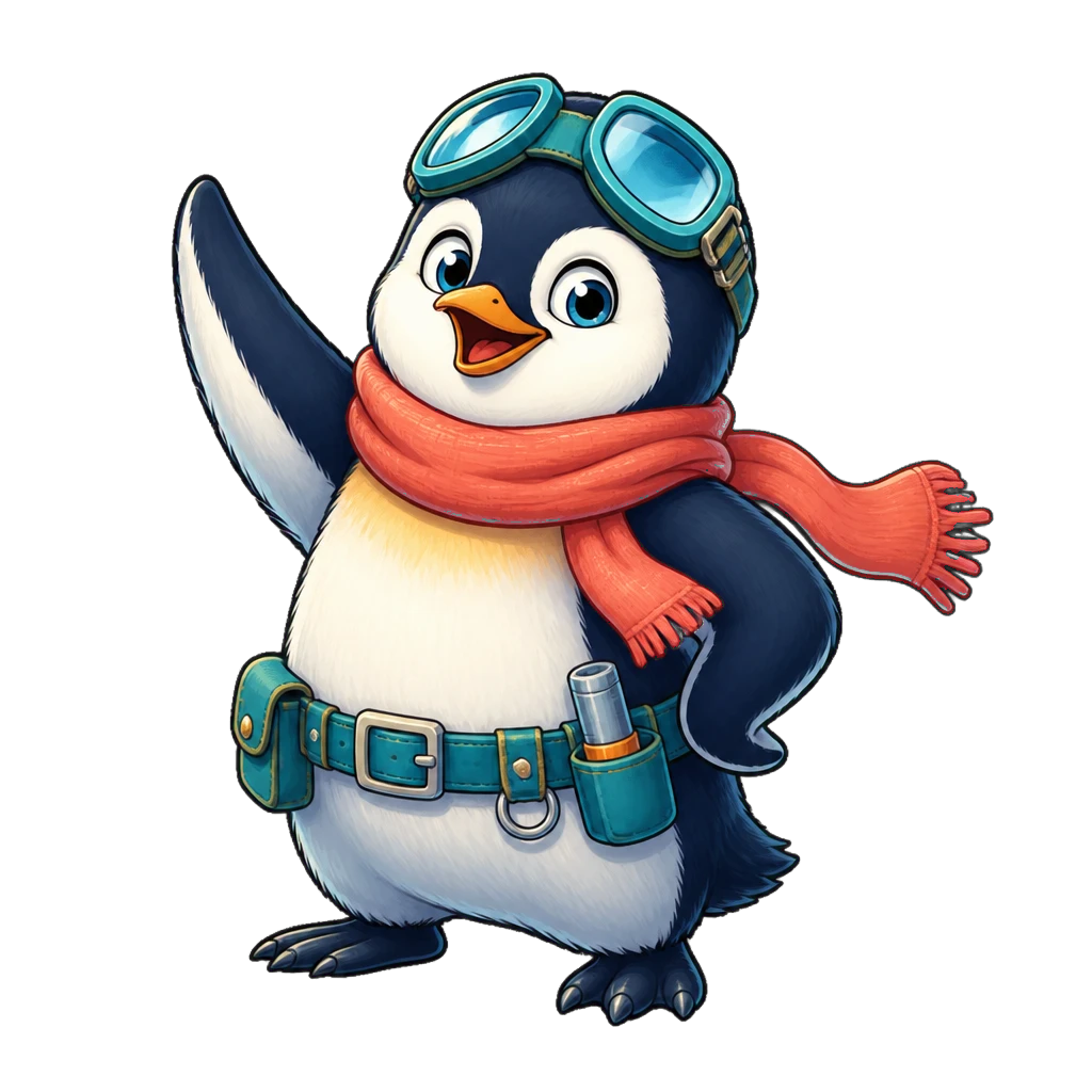Nori the penguin explorer